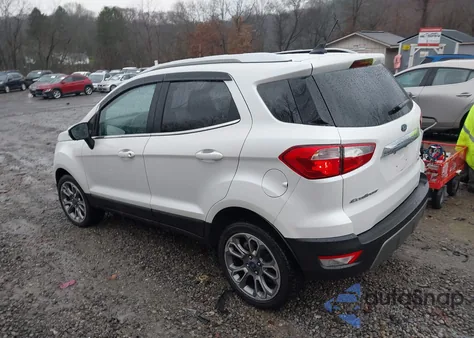 2019 Ford Ecosport Titanium z USA, uszkodzony, nr VIN MAJ6S3KL5KC277733